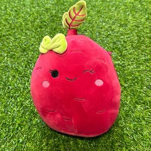 Squishmallows Official Plush 8 Inch Claudia the Purple Beet Winking & W/ Bow